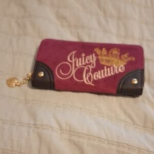 Juicy Couture Magenta and Black Wallet